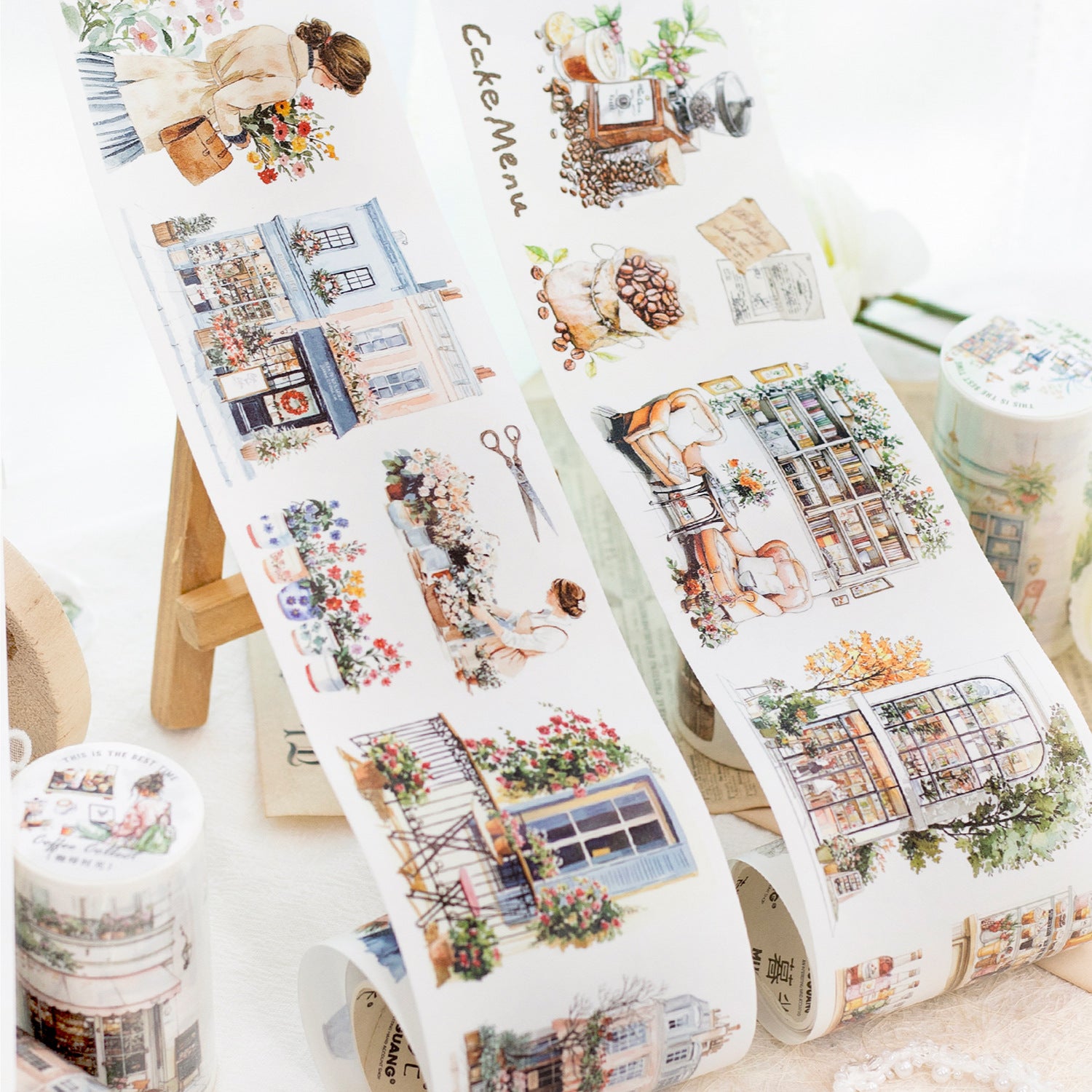 1 Roll Shop Store Washi Stickers Tape LSRC