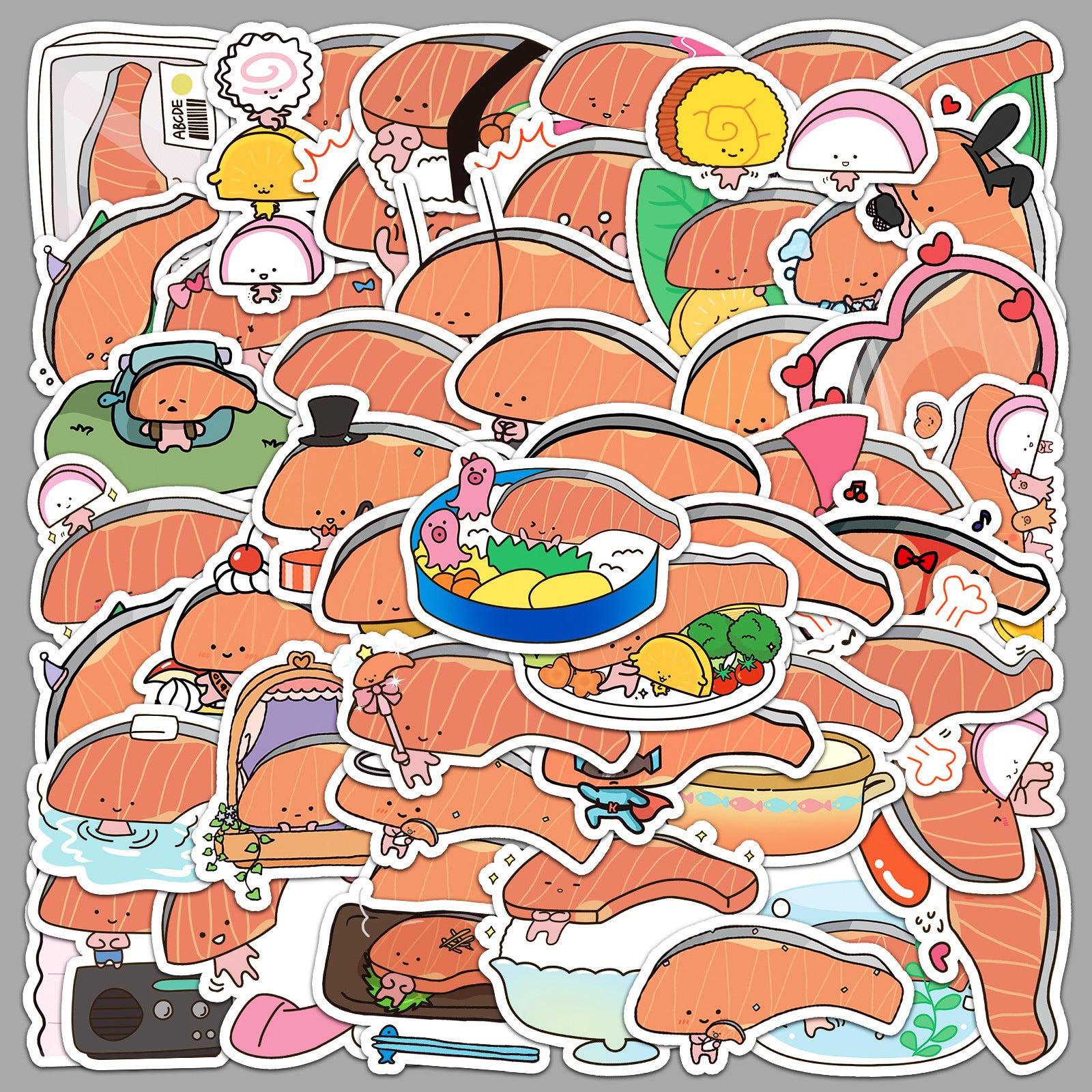 50Pcs Kawaii Waterproof Vinyl Stickers SRO115