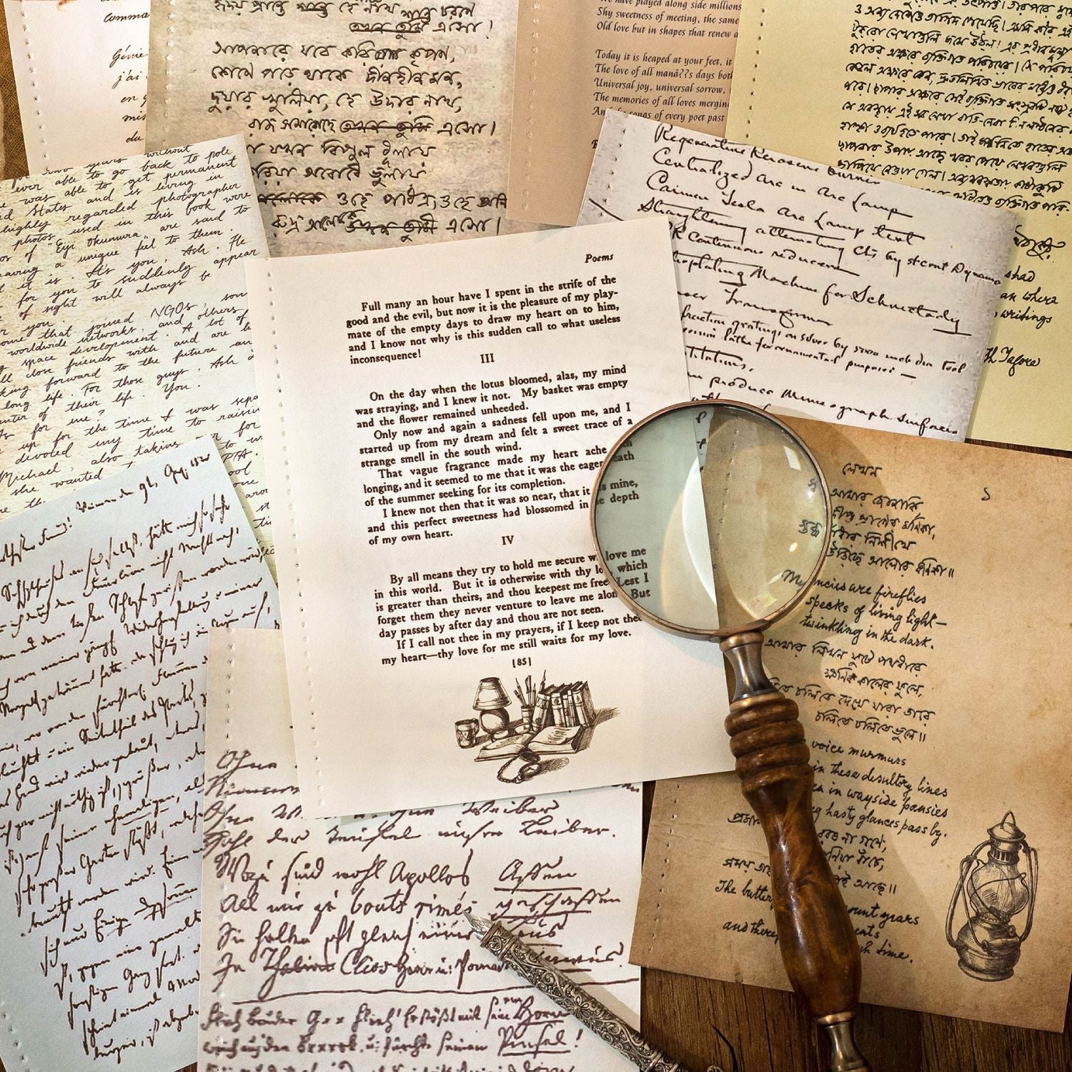 10 Pcs Vintage Junk Journal Paper SYSG