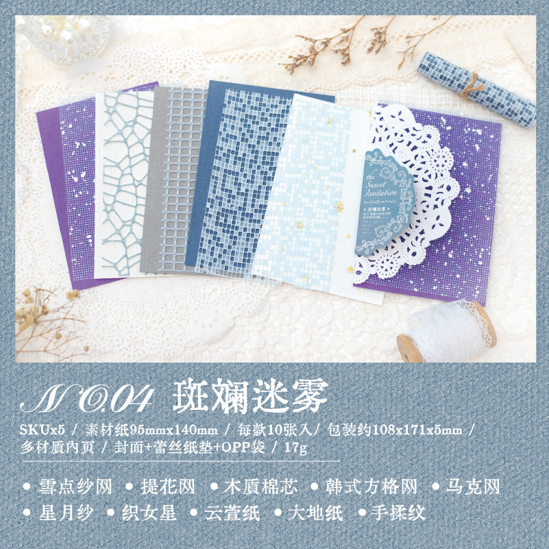 10 Pcs Textured Paper WXQJ