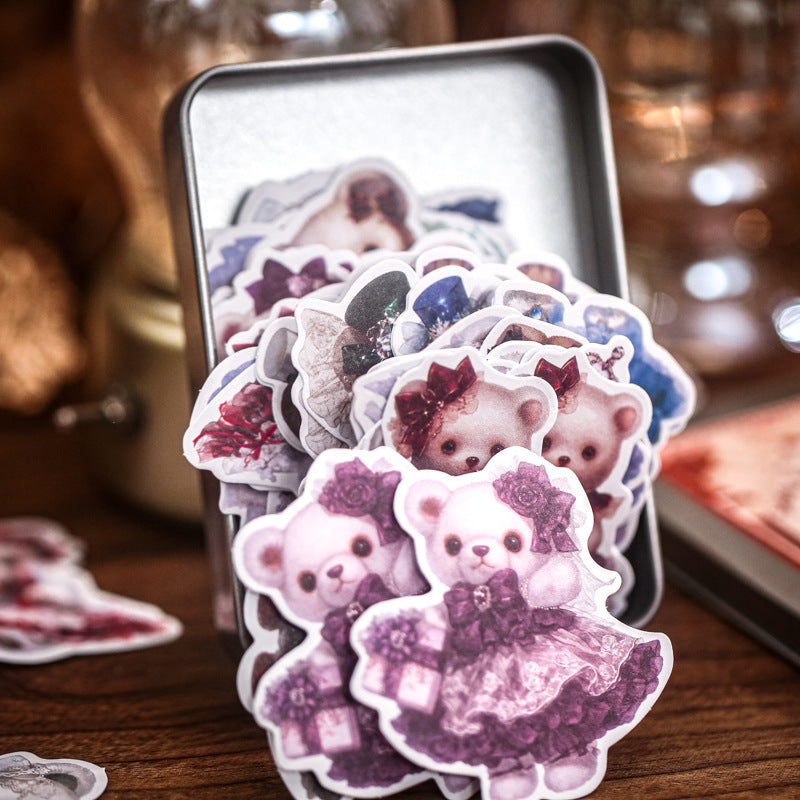 100 Pcs Teddy Bear Stickers TDXTH