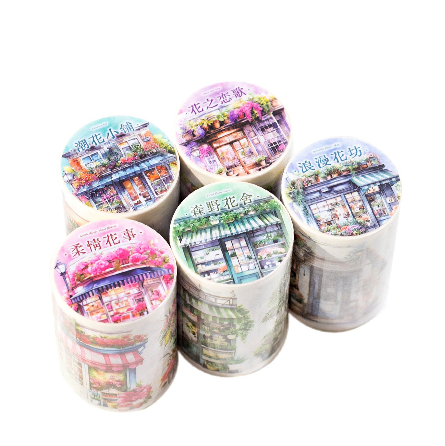 1 Roll Flower Shop Washi Tape LMHY