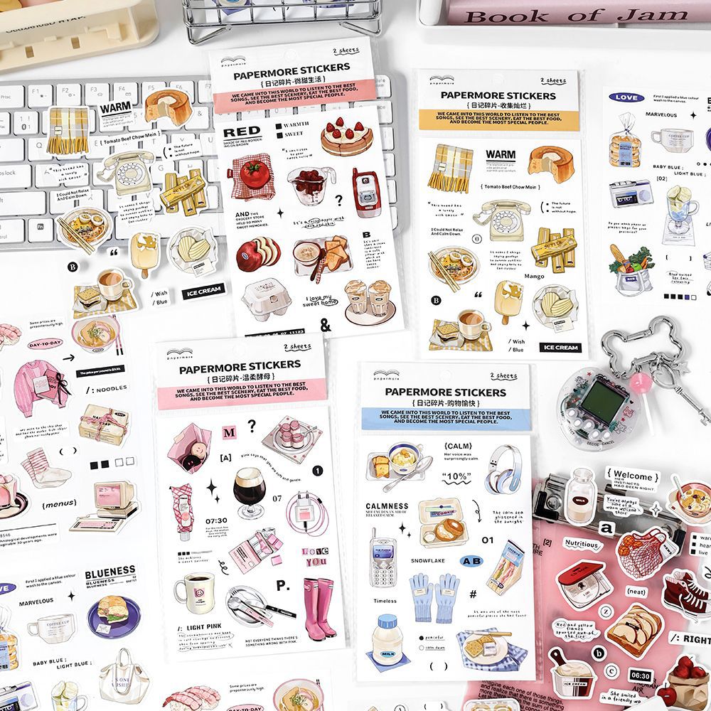 2 Sheets Creative Journal Stickers RJSP