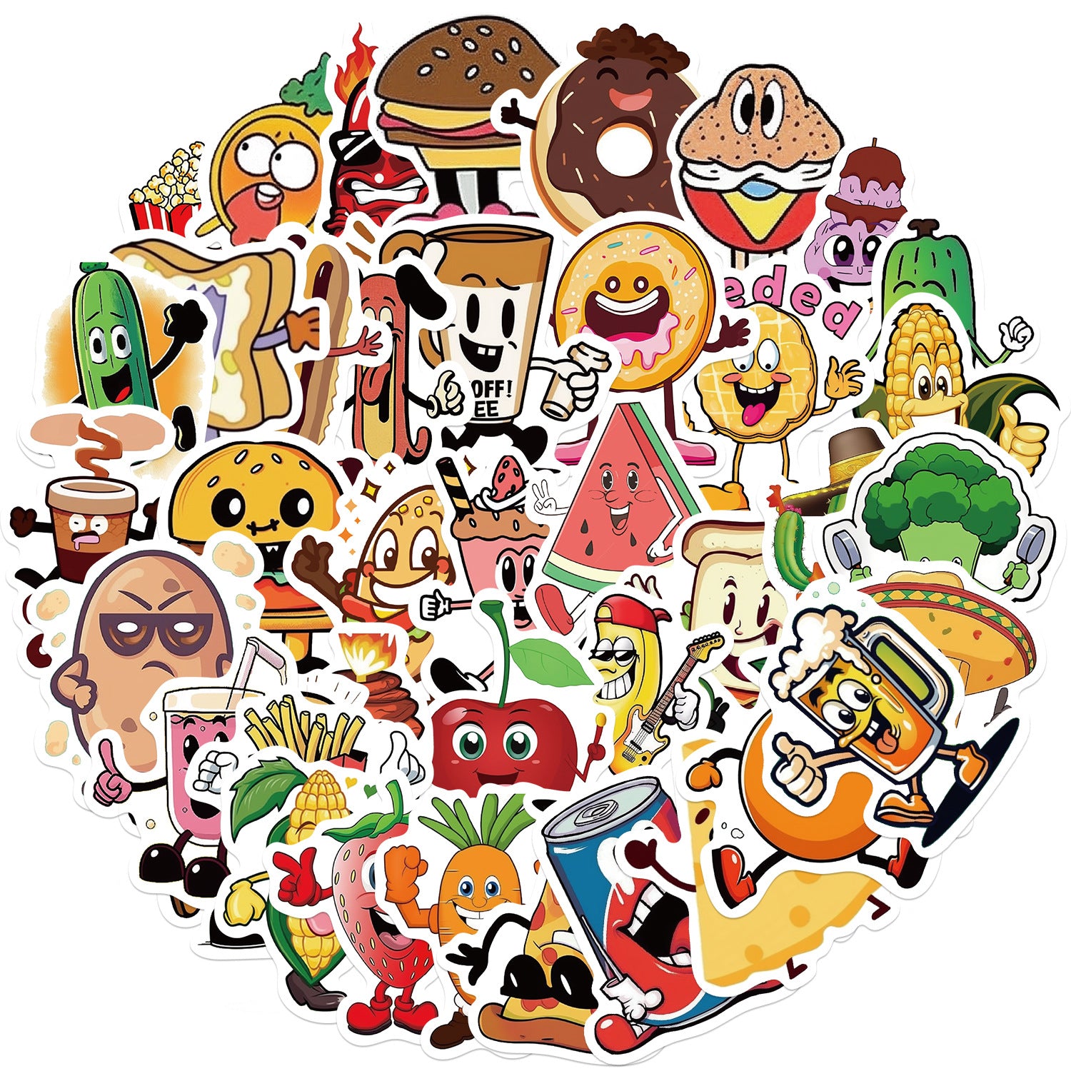 50PCS Funny Sarcastic Meme Vinyl Stickers FUN18