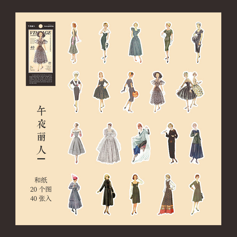 Shizou Washi  Lady Stickers