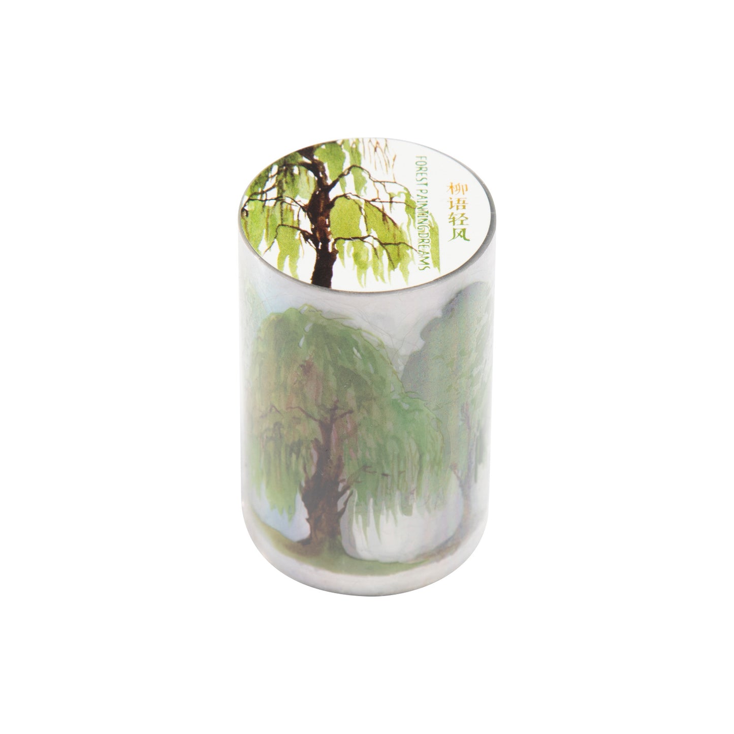 1 Roll Pre-cut Tree PET Stickers Tape SLHM