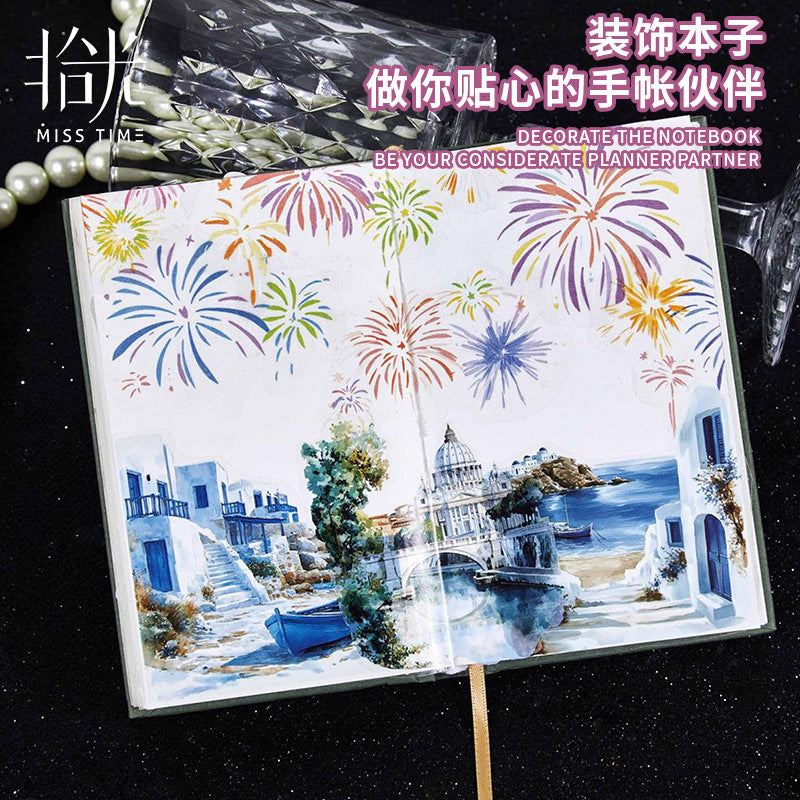 20 Pcs Fireworks PET Stickers YHSS
