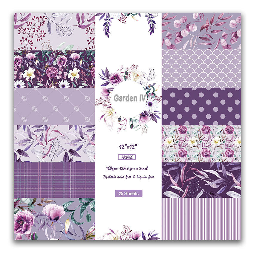 12 inch Scrapbook Paper Pad JYY066