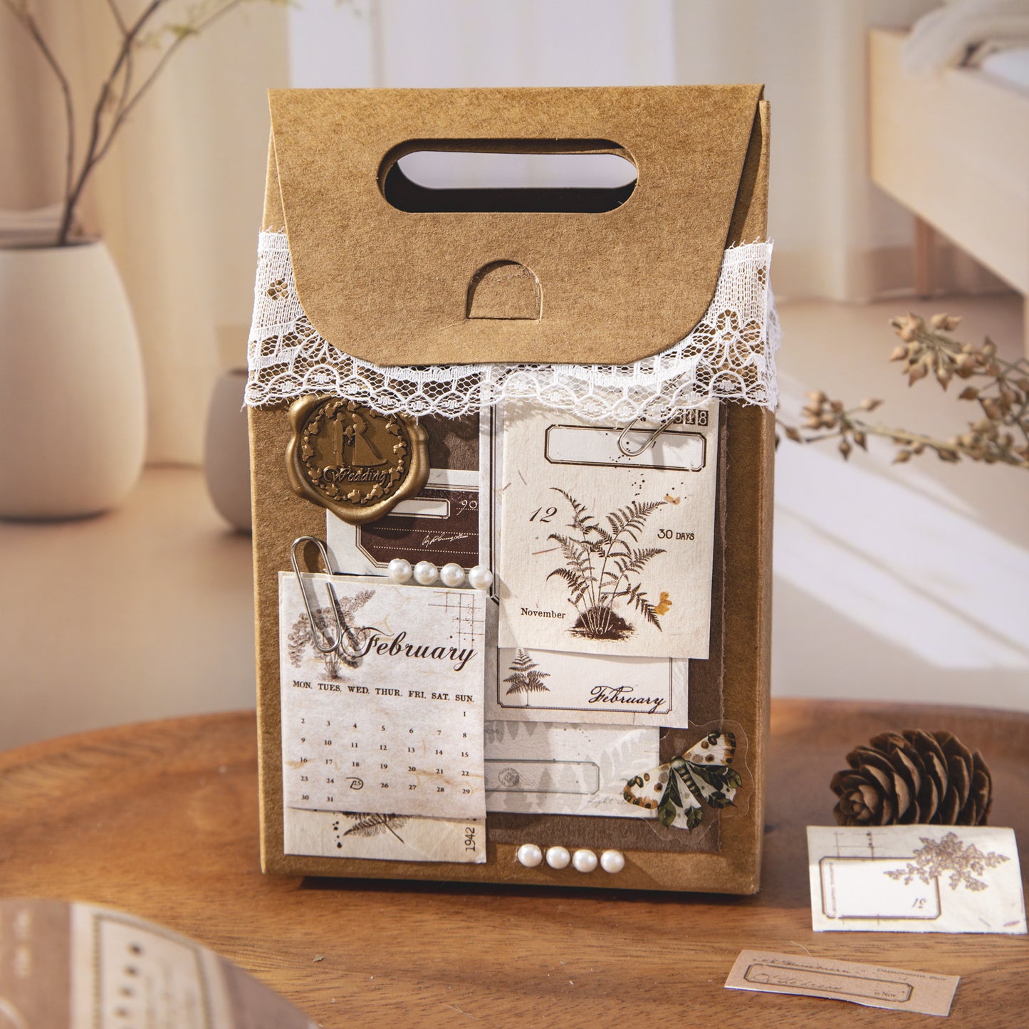 1 Roll Vintage Junk Journal Tape SJJY