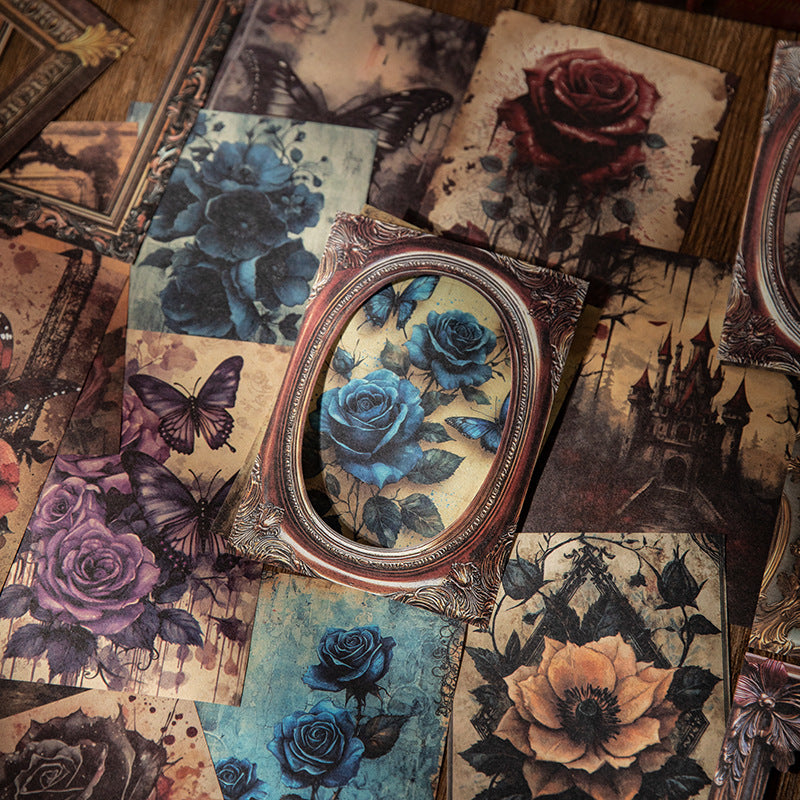 20 Pcs Gothic Scrapbook Paper and Frame SMJD