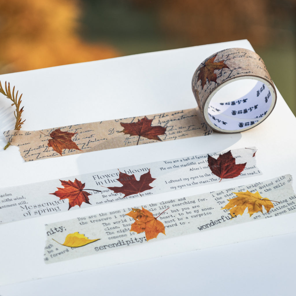 1 Roll Maple Poetry Vintage Washi Tape YYSP