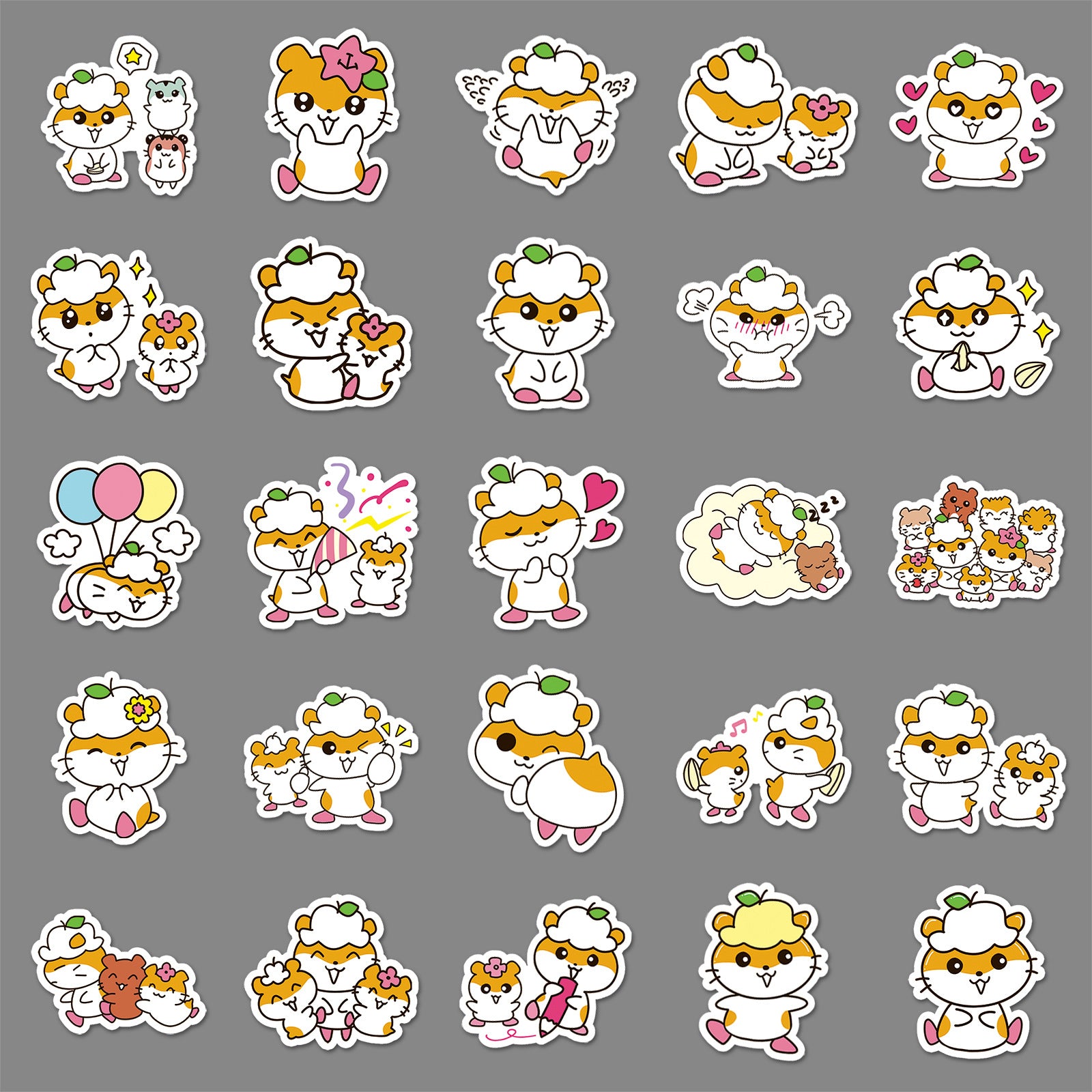 50Pcs Kawaii Waterproof Vinyl Stickers SRO107