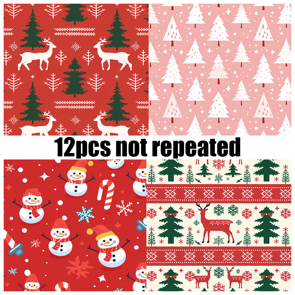 6 inch Christmas Scrapbook Paper Pad PA148