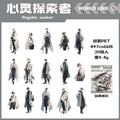 30 Pcs Fashion Boy PET Stickers SJXRW