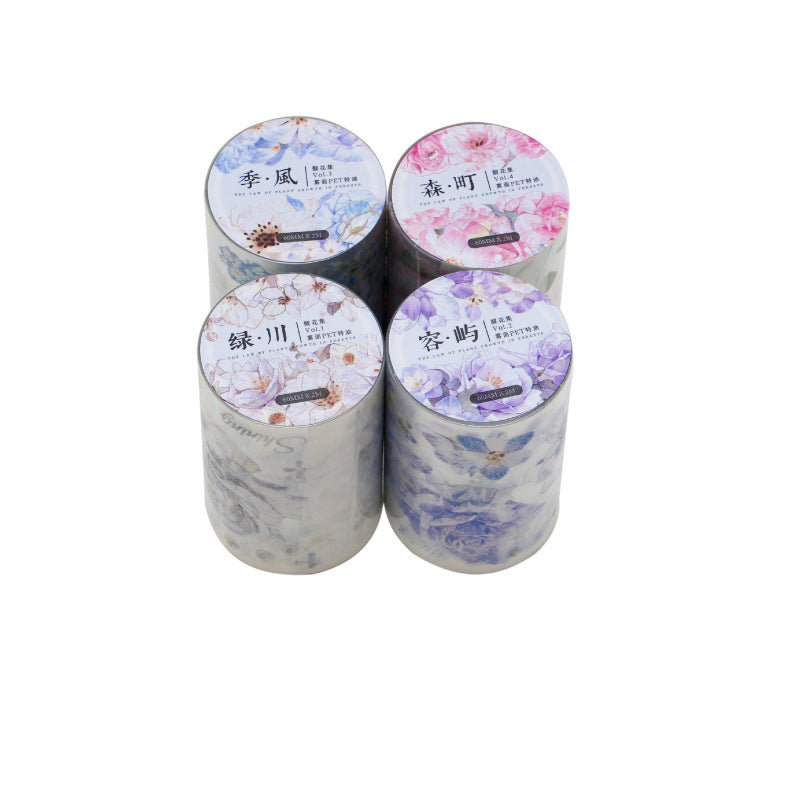 1 Roll Flowers PET Tape XHJX