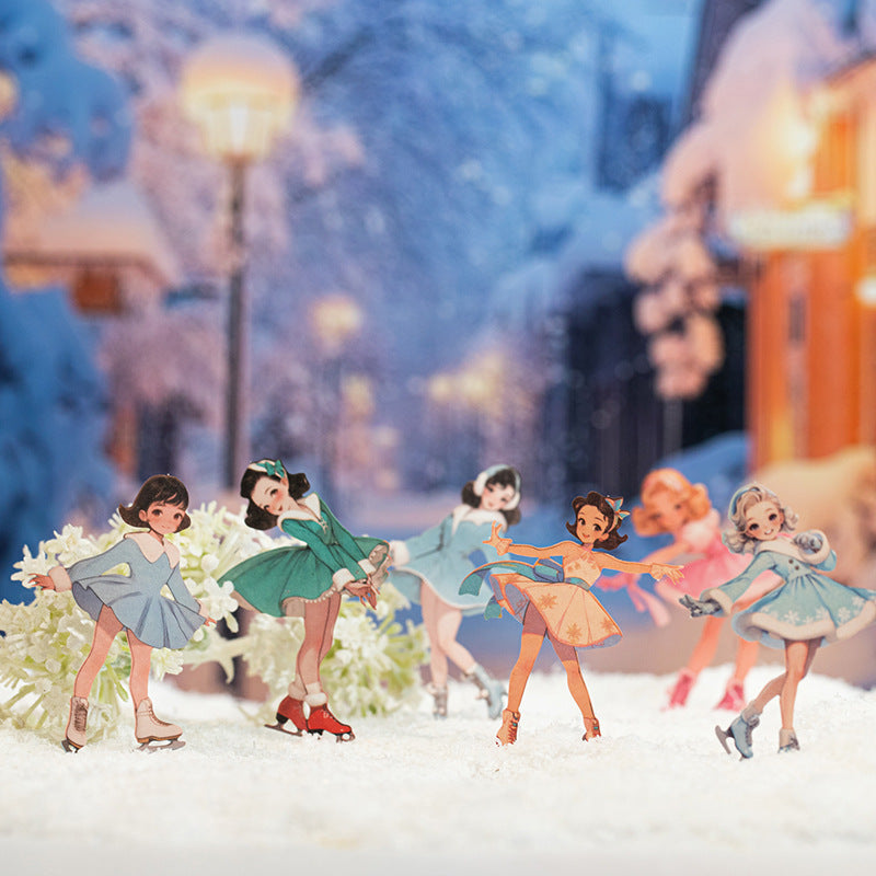 25 Pcs Girl Childhood Stickers TZWS