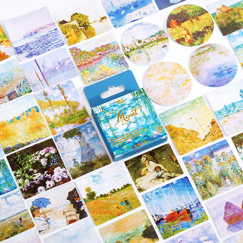 45 Pcs Masterpiece Aesthetic Stickers
