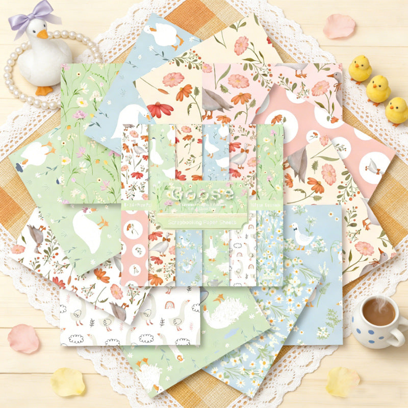 6 inch Goose Scrapbook Paper Pad SKP462