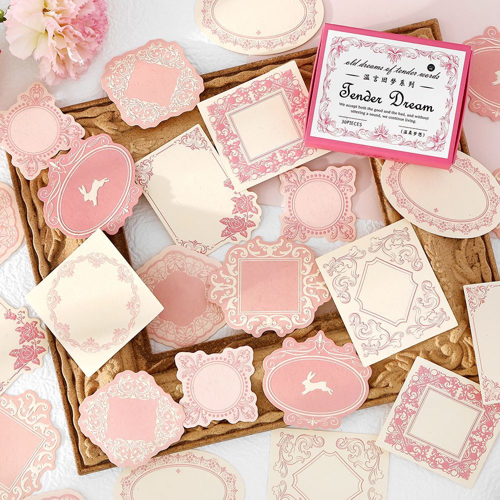 30 Pcs Creative Notepad Scrapbook Paper WYJM
