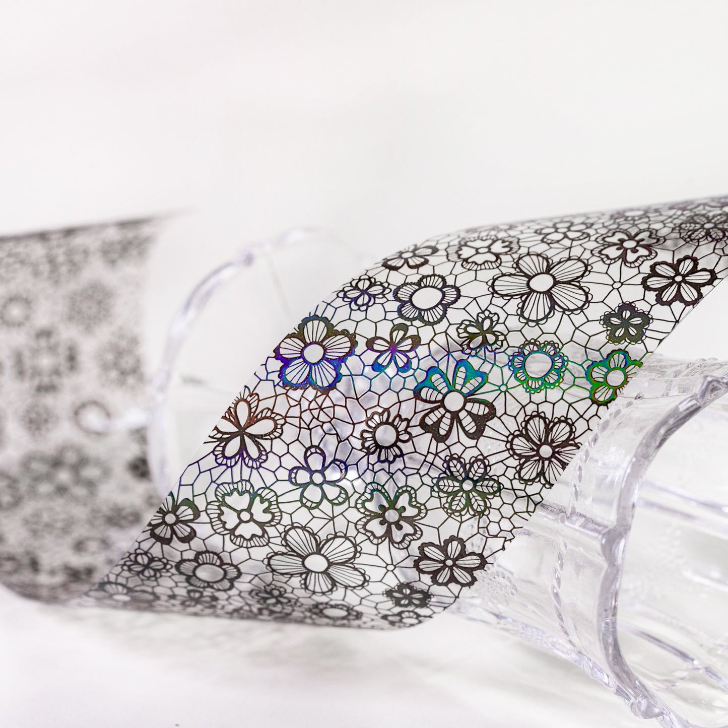 1 Roll Holographic Lace Start Web PET Tape YLXL