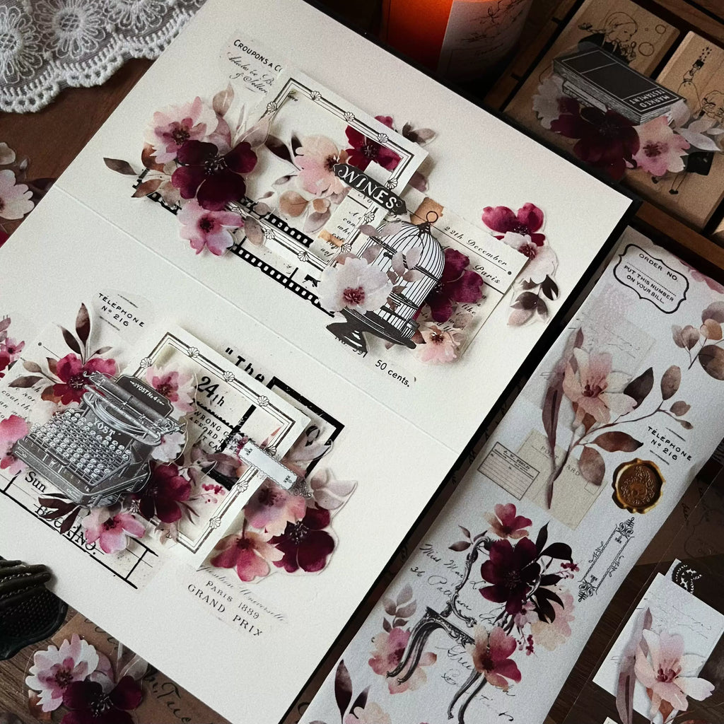 Floral Decorative Tape Rolls- Floral Timelessness