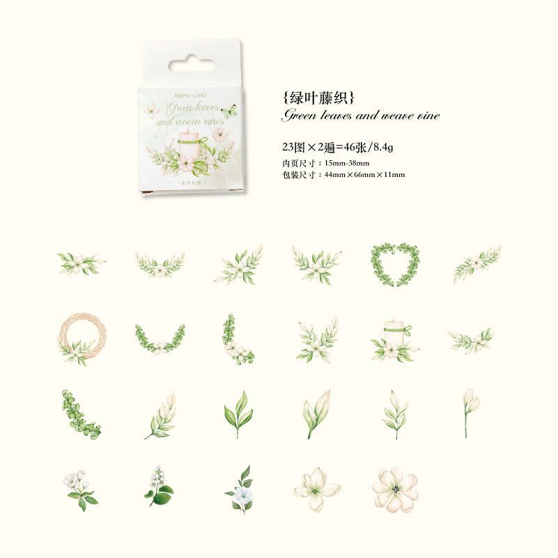 46 Pcs Small Decoration Stickers KFJL
