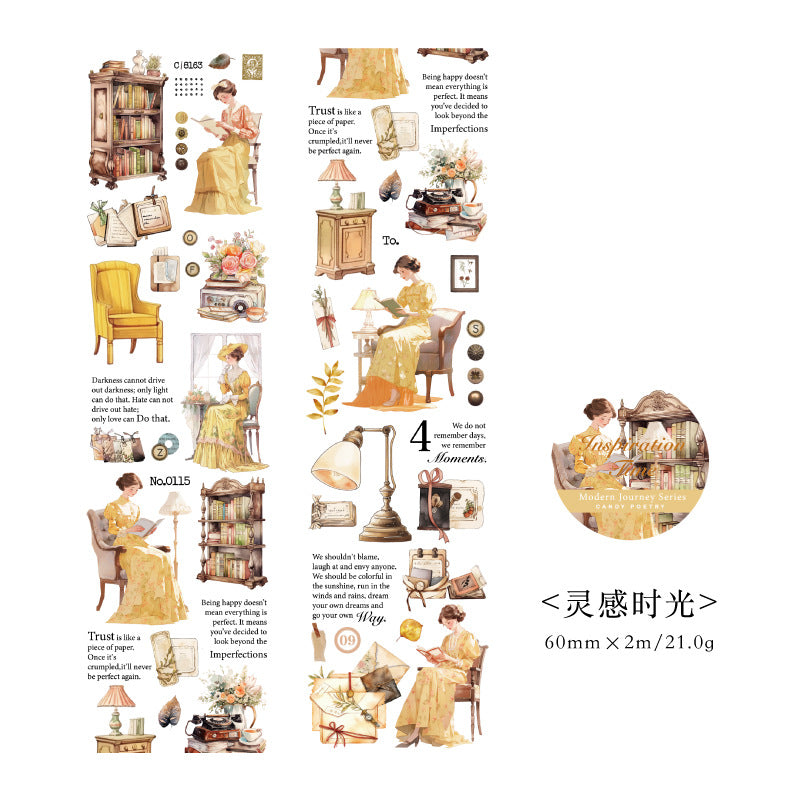 1 Roll Vintage Life PET Tape MDYJ