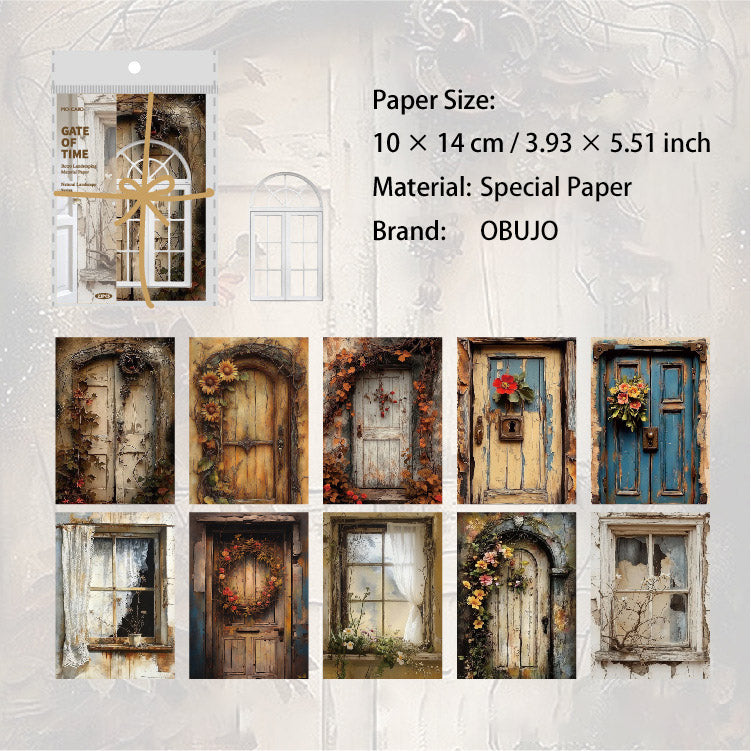 21 Pcs Natural Theme Scrapbook Paper ZRJG