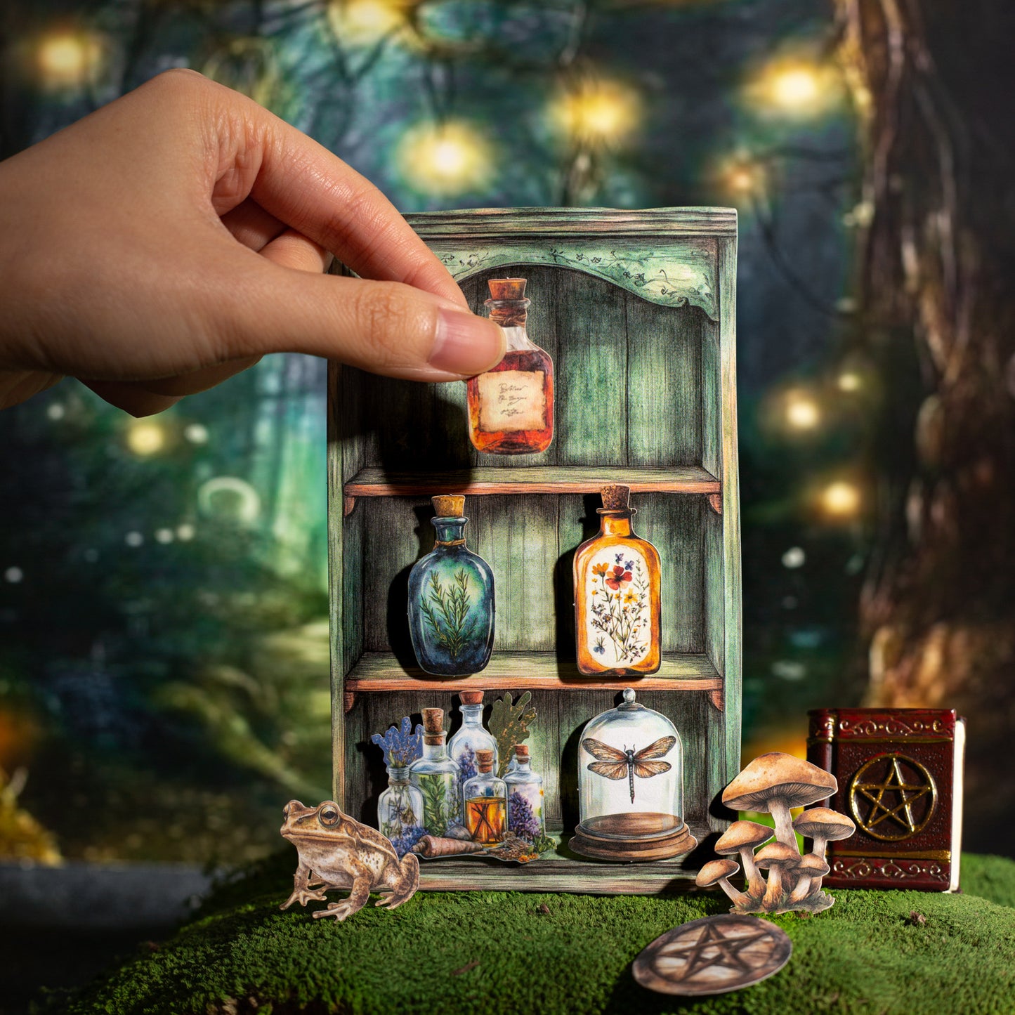 25 Pcs Magic Shelf DIY Stickers RYMFG