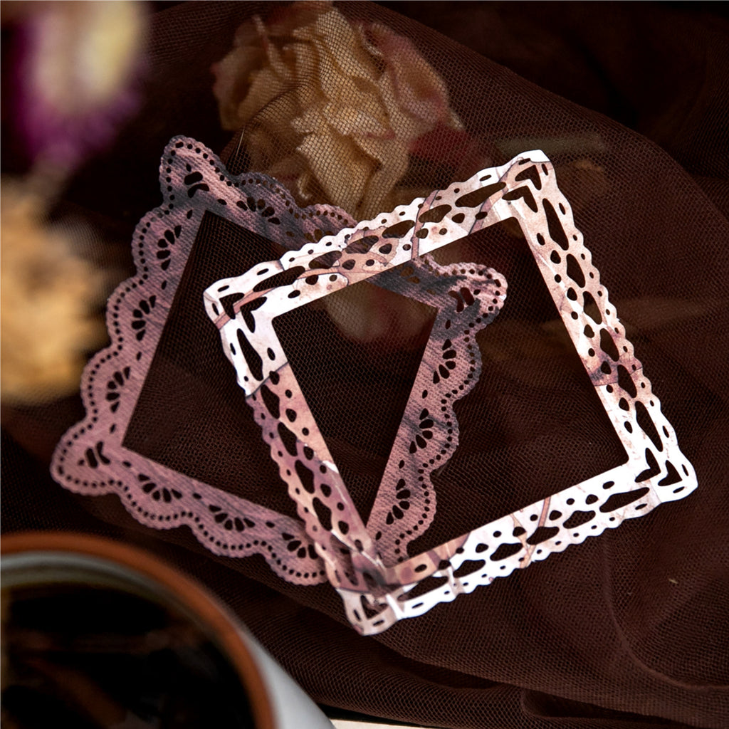 10 Pcs Hollow Cutout Frame Paper YDDY