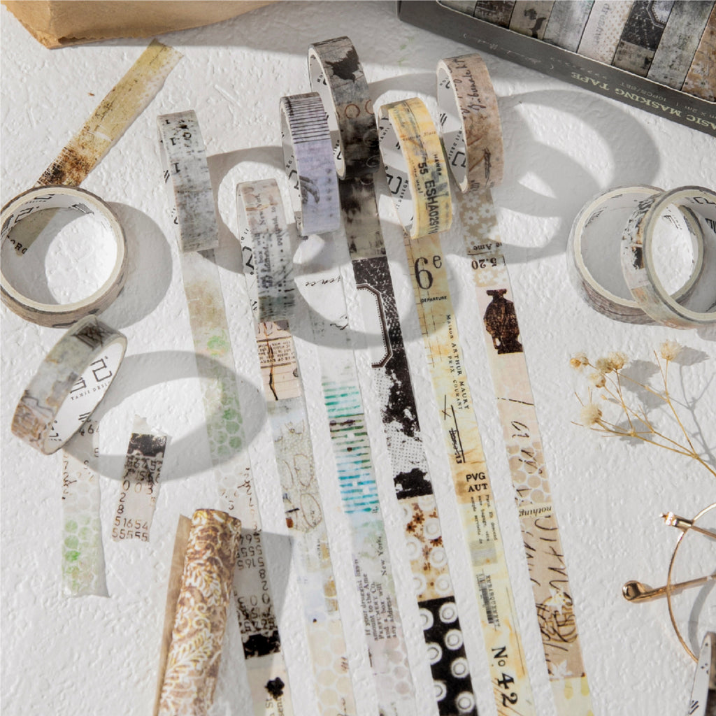 10 Rolls Basic Washi Tapes Set JCSH