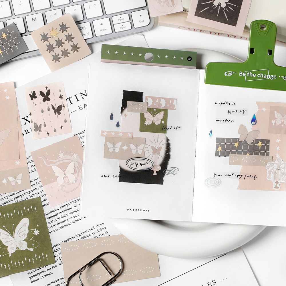 40 Pcs Vintage Scrapbook Paper MJCZ