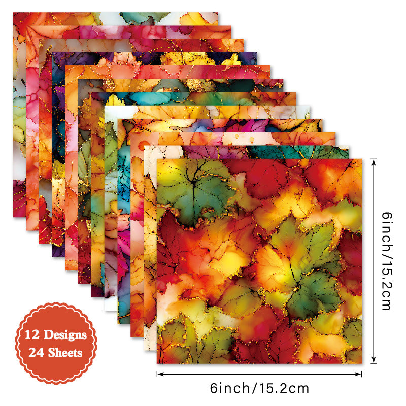 6 inch Maple Scrapbook Paper Pad SKP2347B