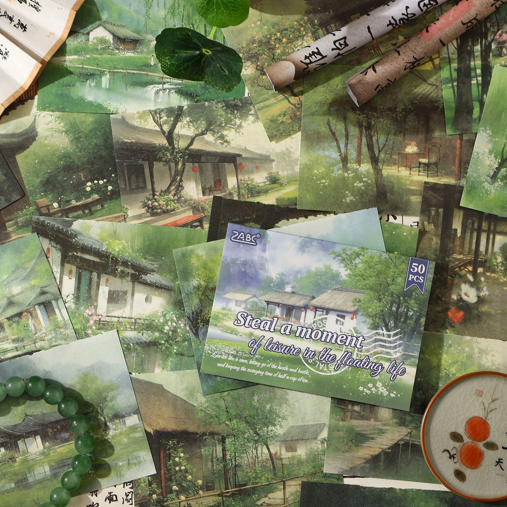 50 Sheets Natural Landscape Journal Paper SJHJ