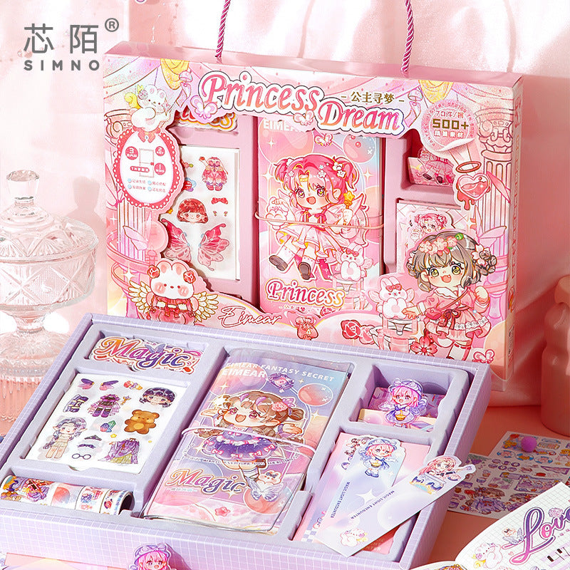 127 Pcs Cartoon Scrapbook Supplies Starter Set Gift Idea RMTZ