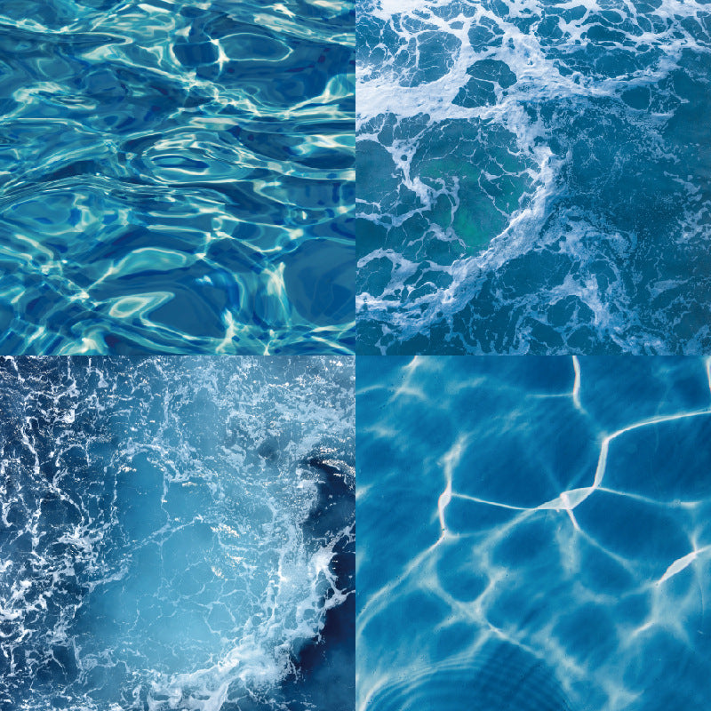 6 inch Water Texture Scrapbook Paper Pad SKP023