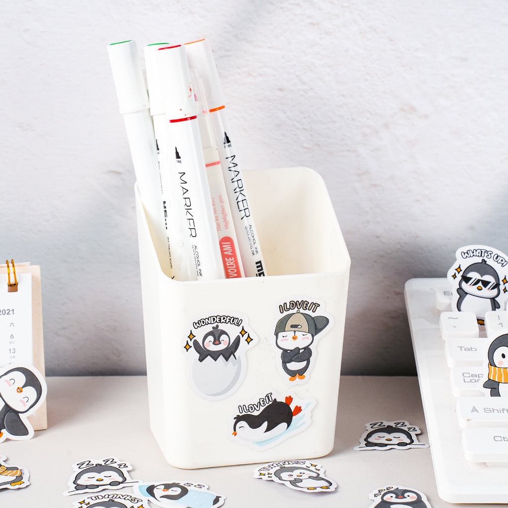 46 Pcs Penguin Stickers