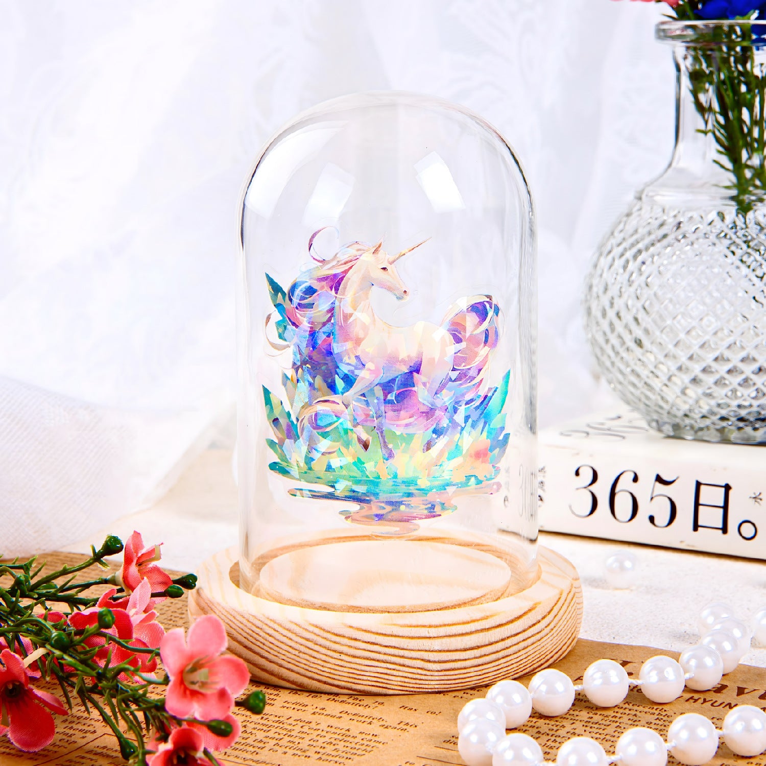 10 Pcs PET Unicorn Stickers MJDJS