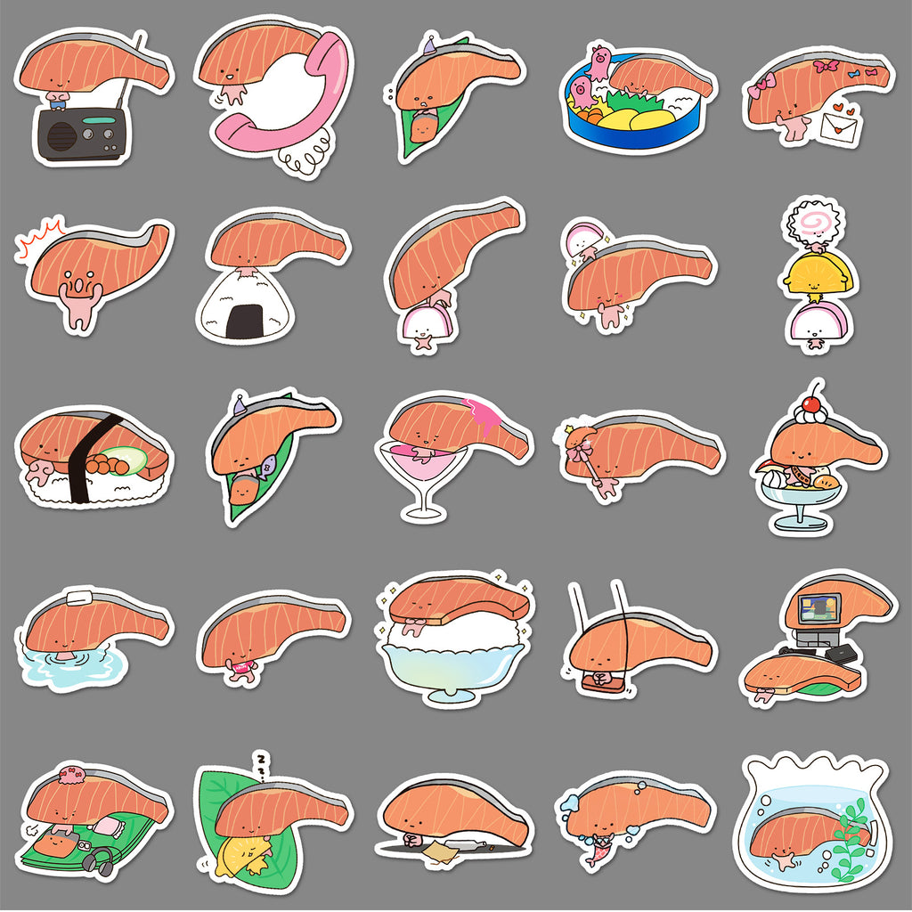 50Pcs Kawaii Waterproof Vinyl Stickers SRO115