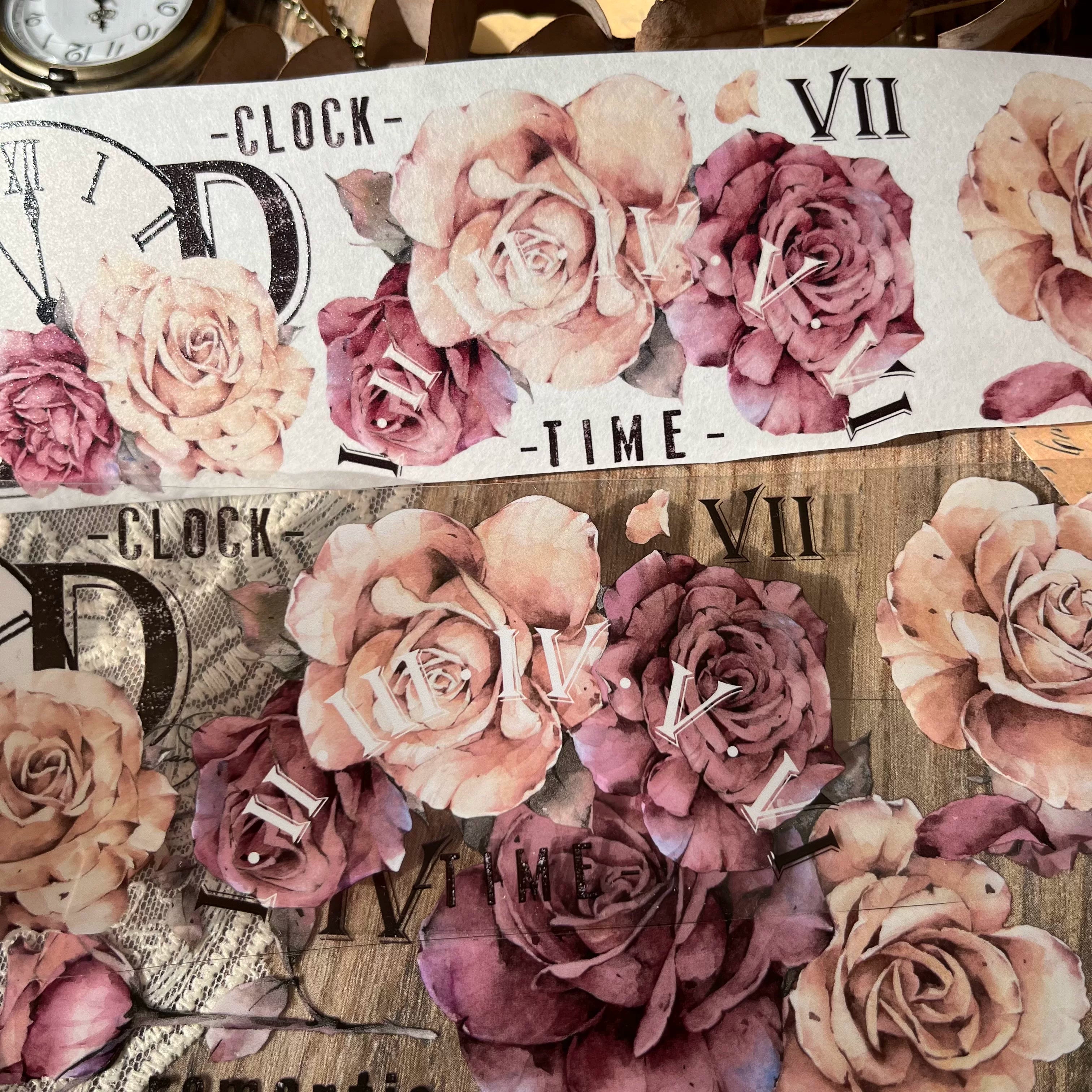 Floral Decorative Tape Rolls- Nostalgic Rose