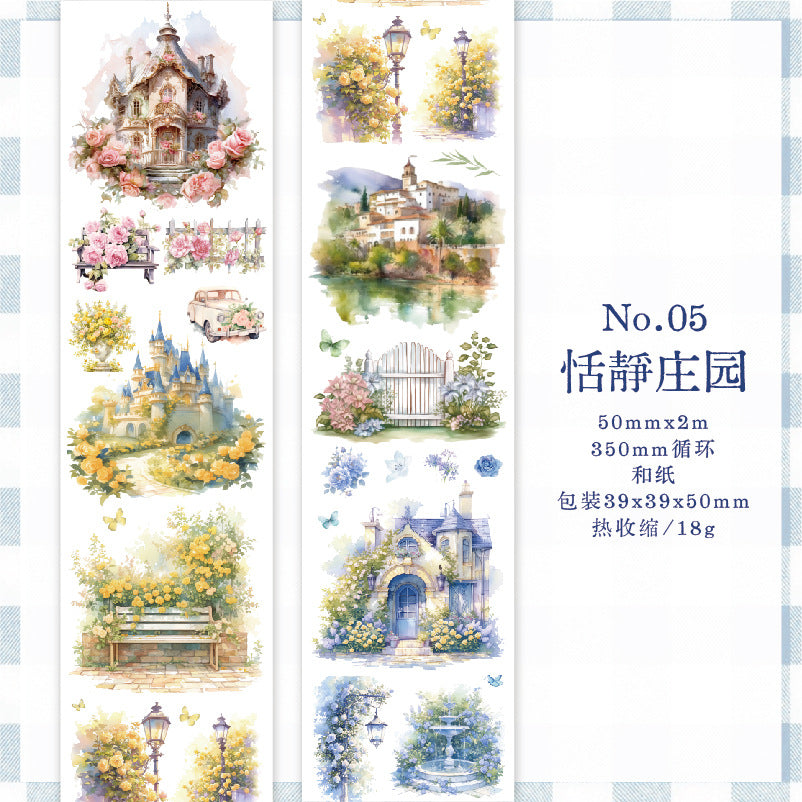 1 Roll Creative Washi Tape HJKJ