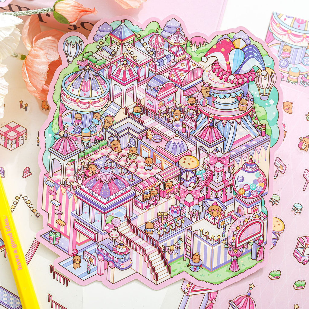 3D Scene DIY Stickers Kit KPBL