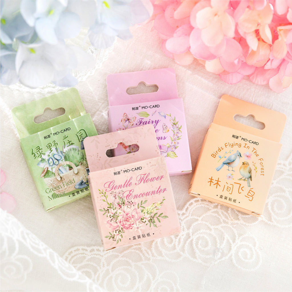 46 Pcs Boxed Stickres WRHY