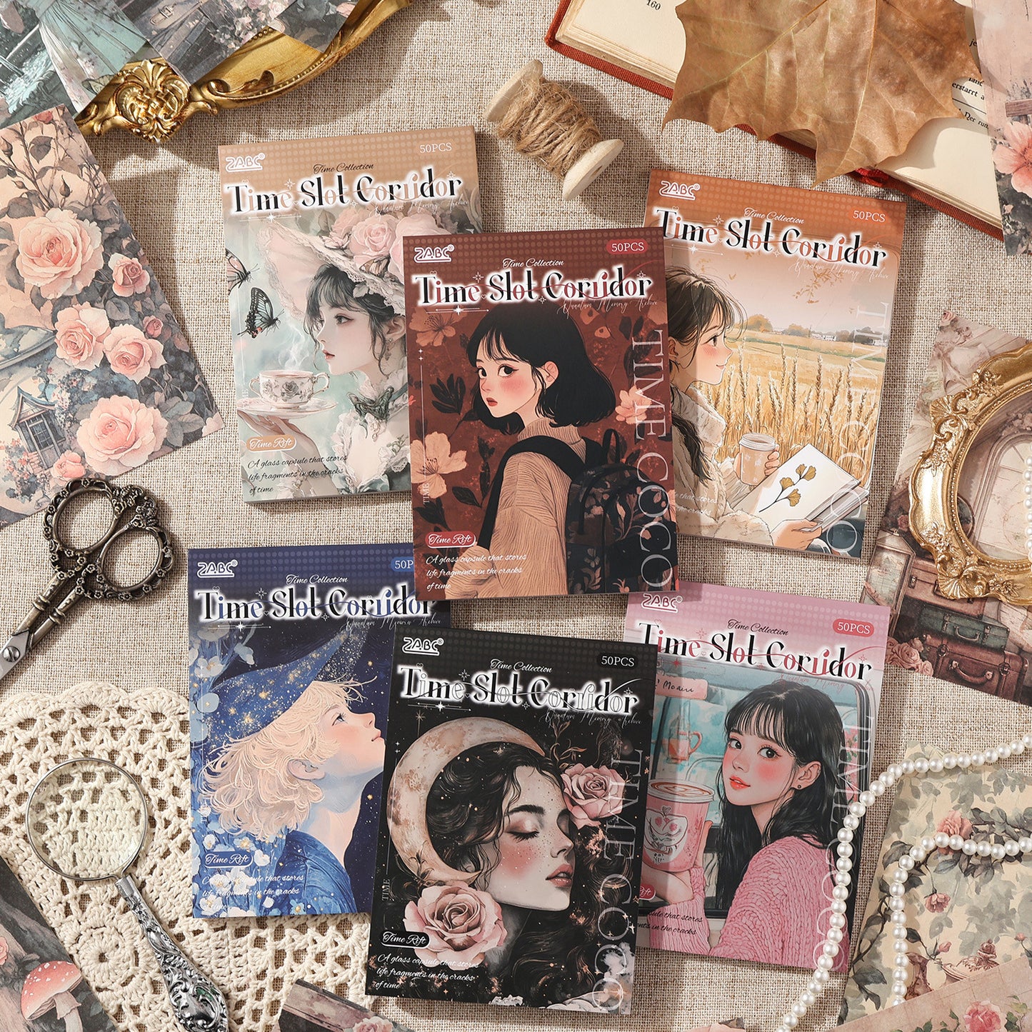 50 Sheets Classic Girl Journal Paper SXHL