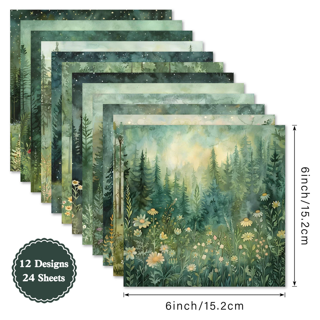 6 inch Scrapbook Paper Pad SKP046B
