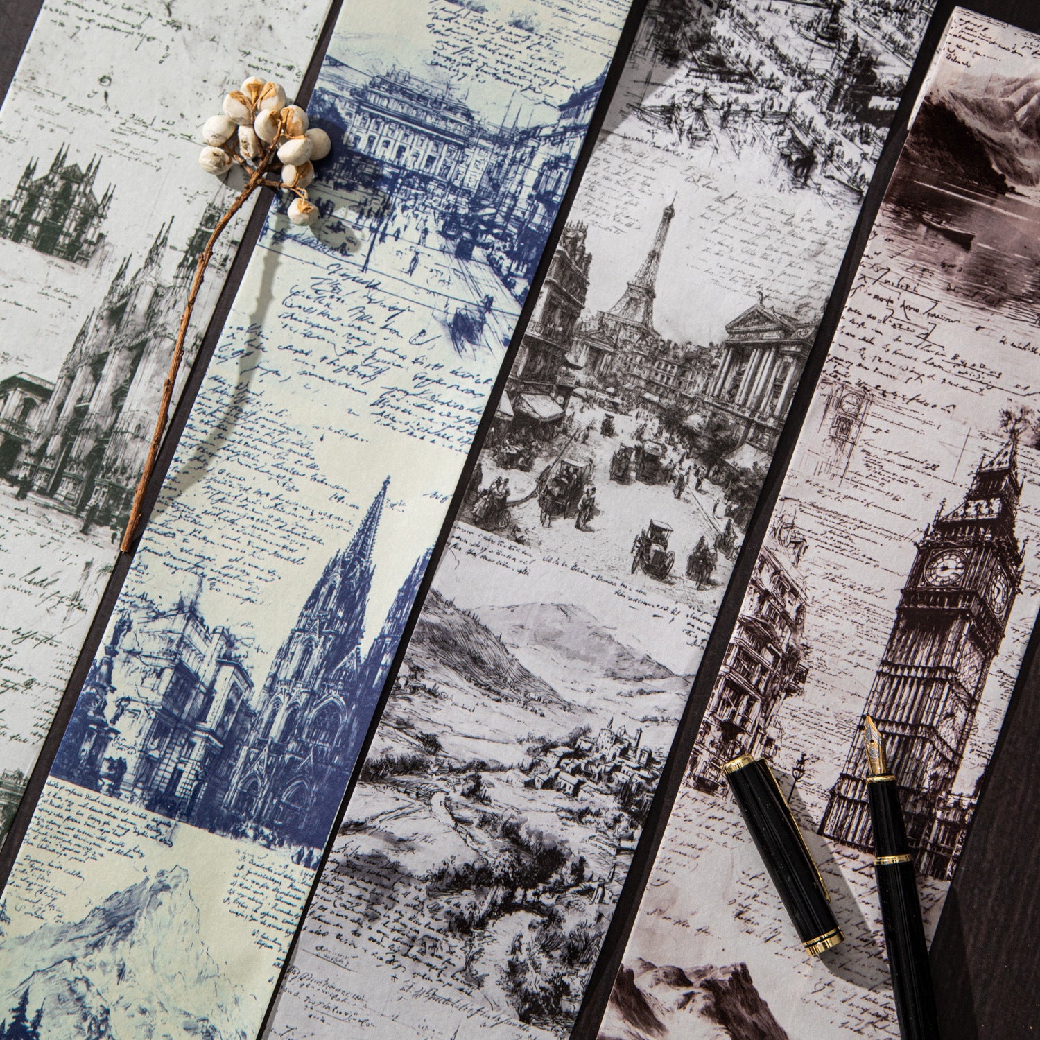 1 Roll Travel Themed Vintaeg Washi Tape OZLXTJ