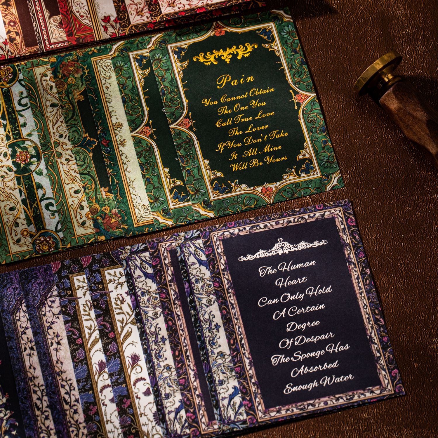 10 Pcs Vintage Literature Themed Journal Paper ZSJSP