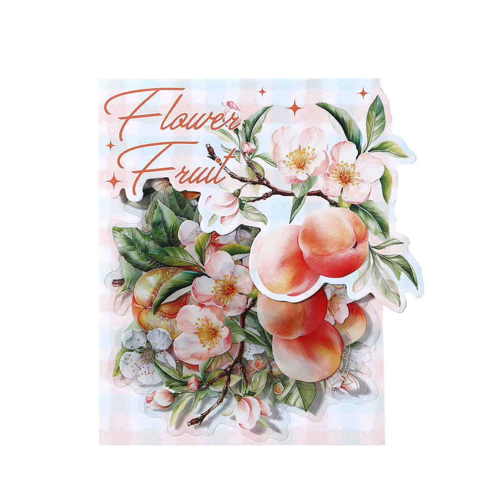 12 Pcs Fruit PET Stickers SGHX