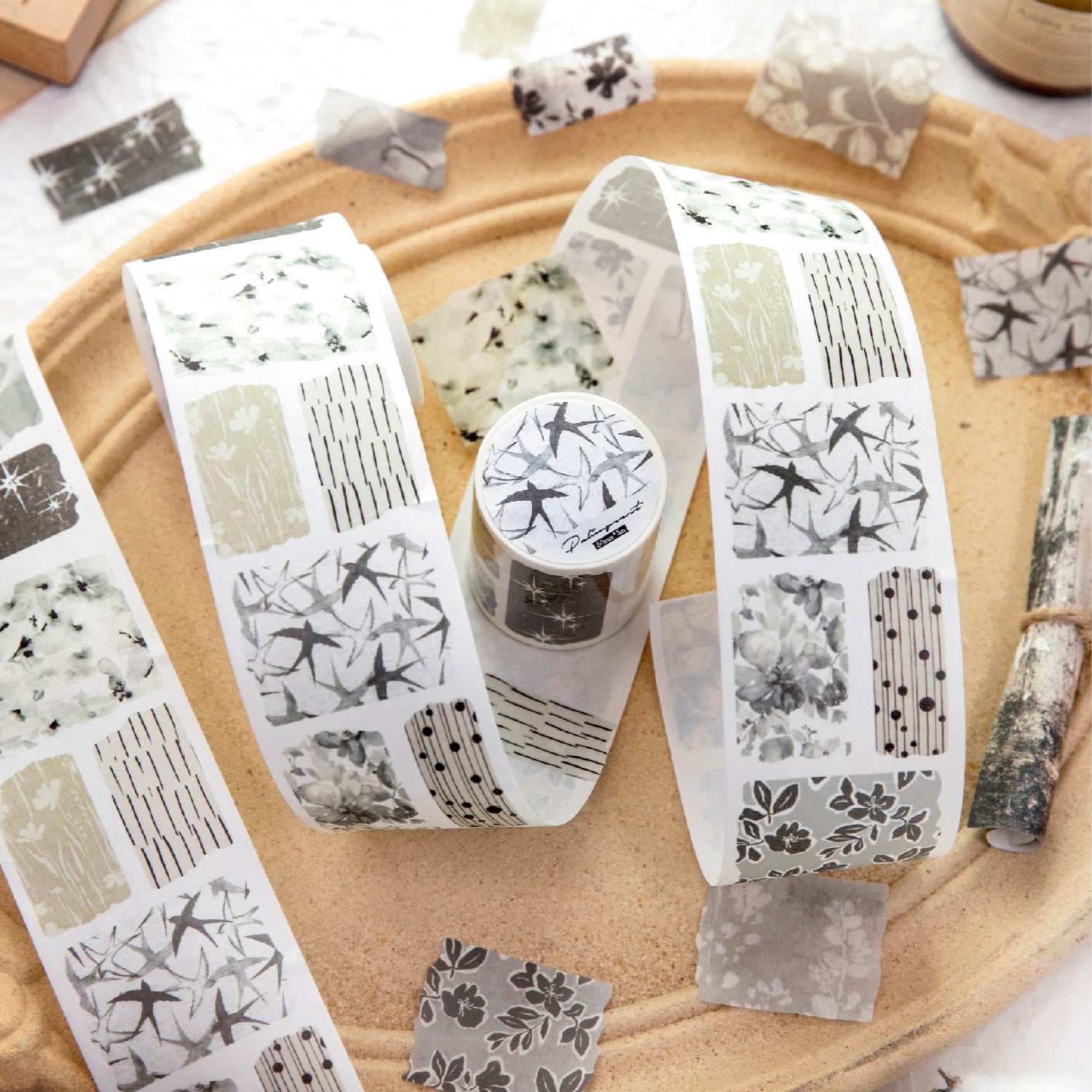 1 Roll Floral Washi Stickers Tape KSZY