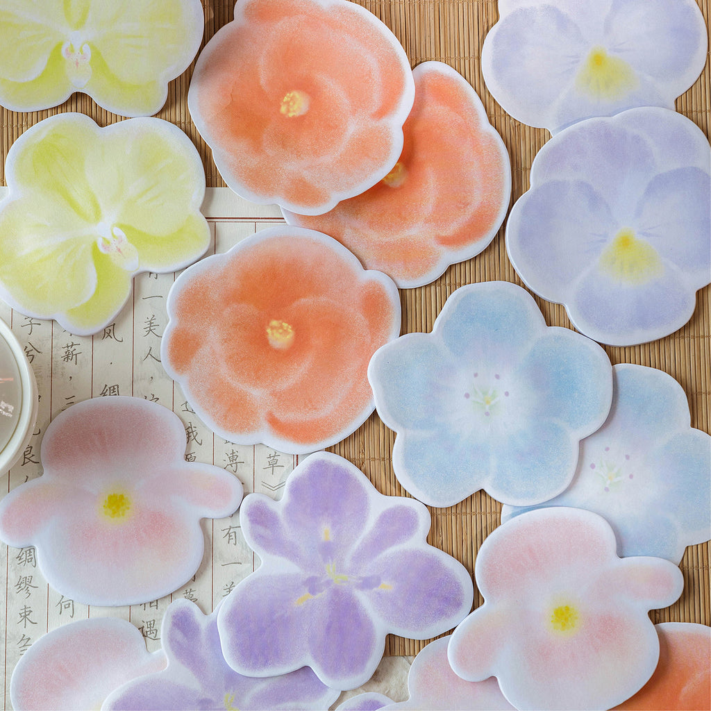 30 Sheets Flower Shape Notepad JRSHQ